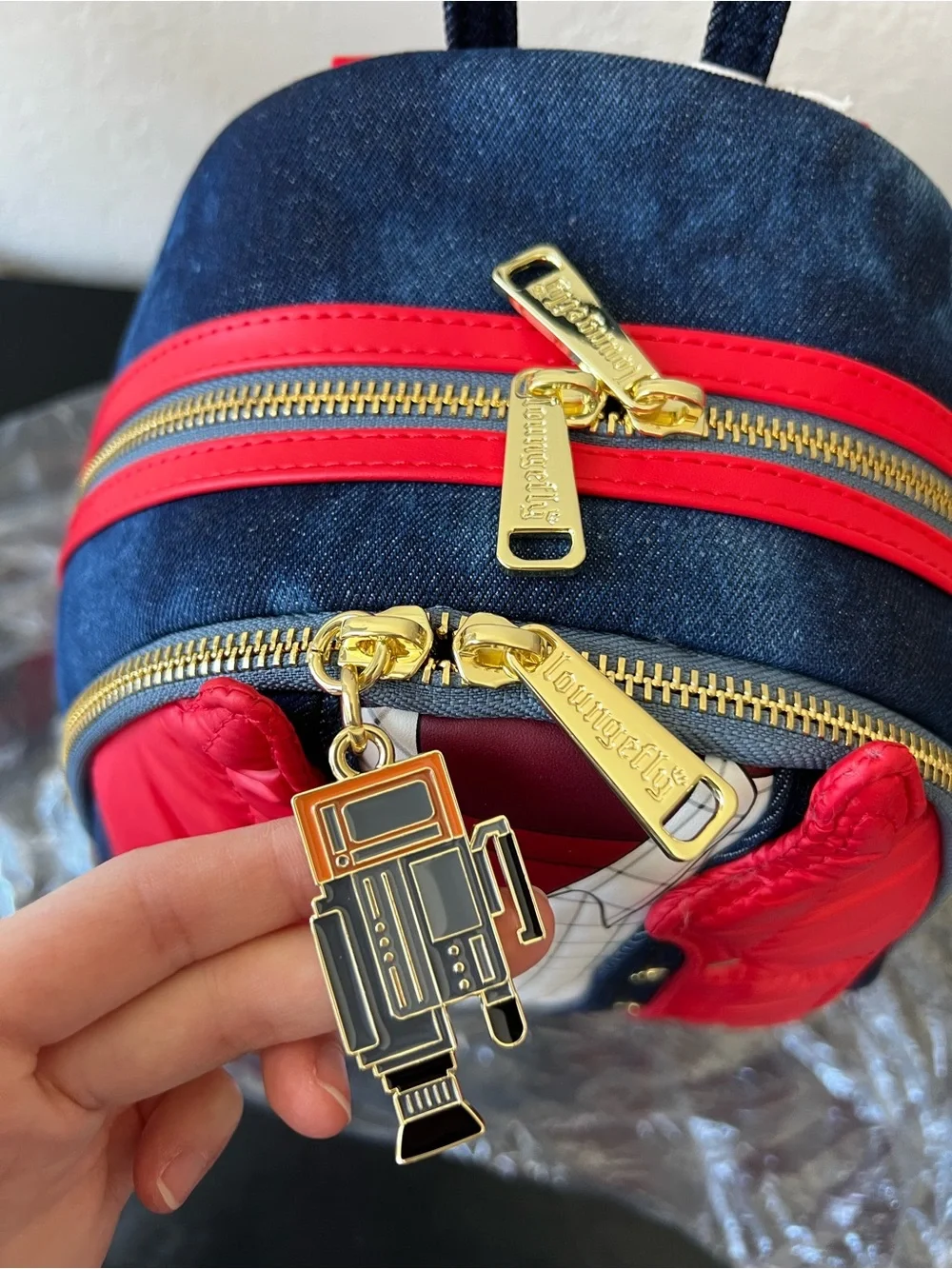 Loungefly Back to the Future Marty McFly Cosplay Mini Backpack - NWT